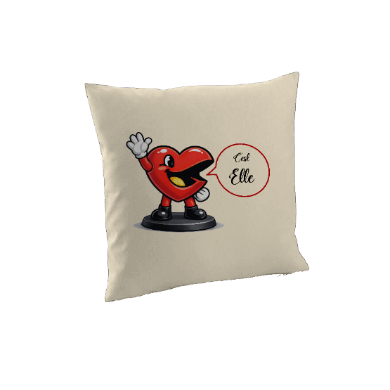 Housse de coussin Hearty « C’est Elle »