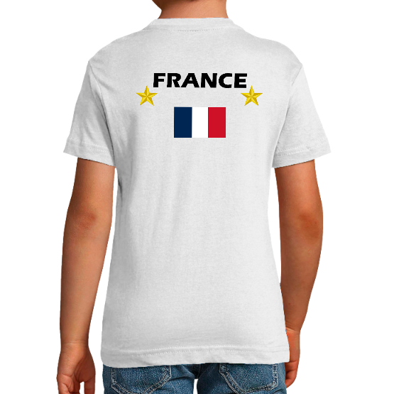 T-shirt Enfant France - Drapeau Tricolore