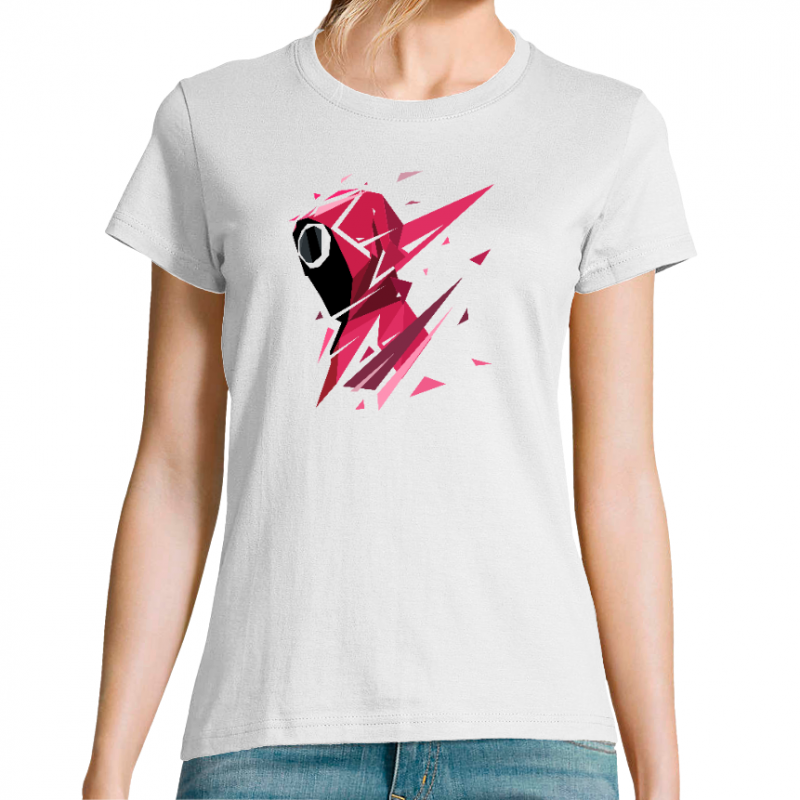 Face T-SHIRT SQUID GAME SOLDAT FEMME