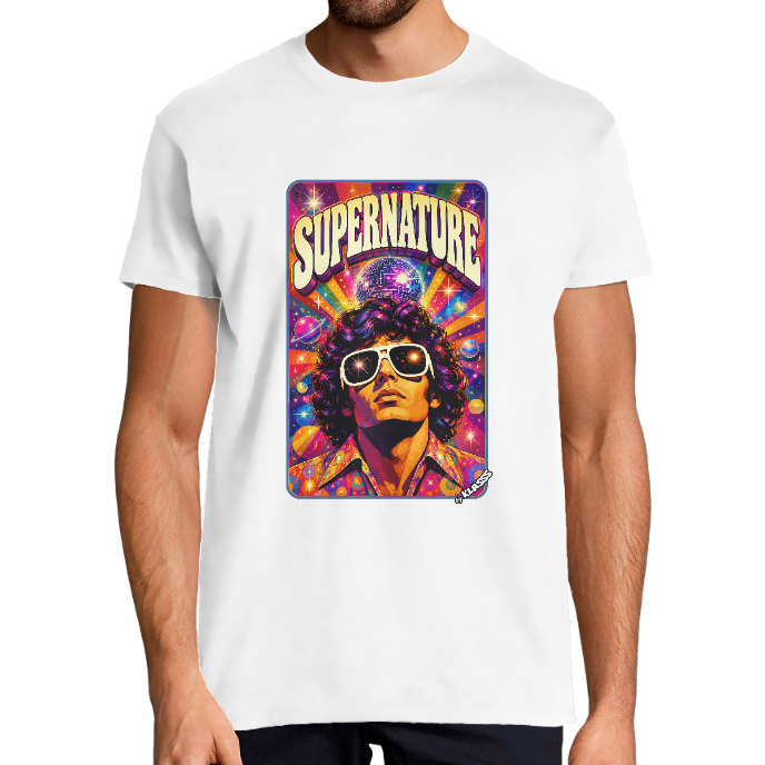 T-SHIRT HOMME KLASSS VINTAGE MUSIC "SUPERNATURE" Style 70