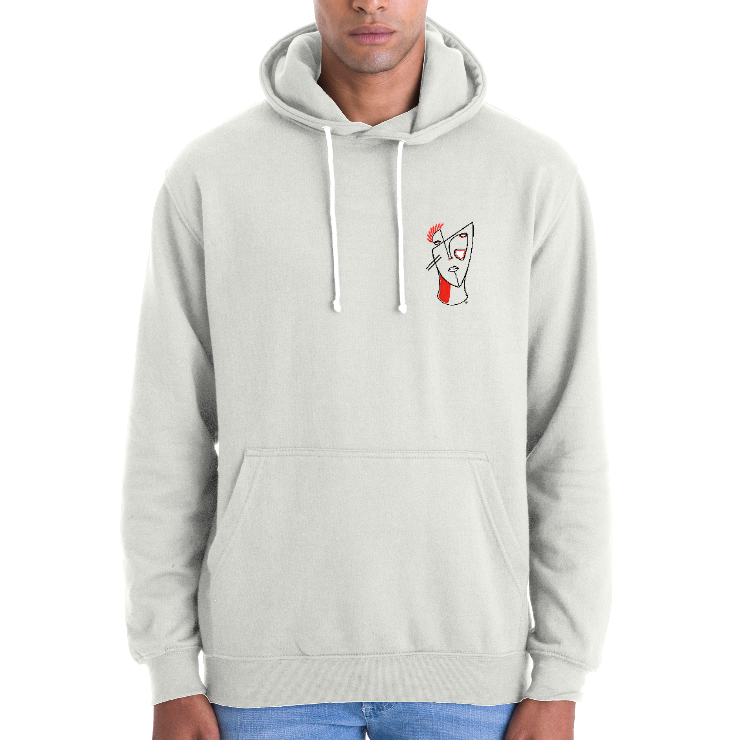 VISAGE NOIR ET ROUGE - SWEAT HOMME