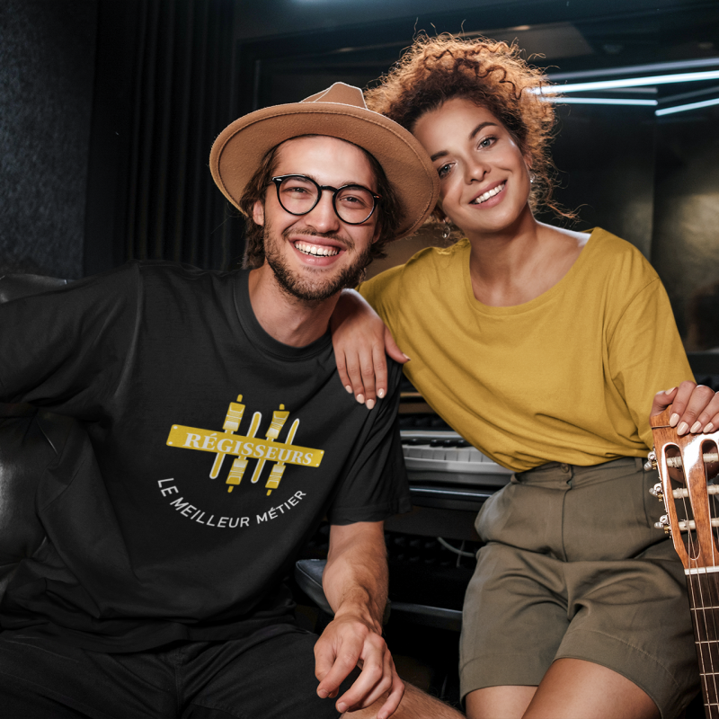 T-SHIRT RÉGISSEURS LE MEILLEUR MÉTIER POUR HOMME