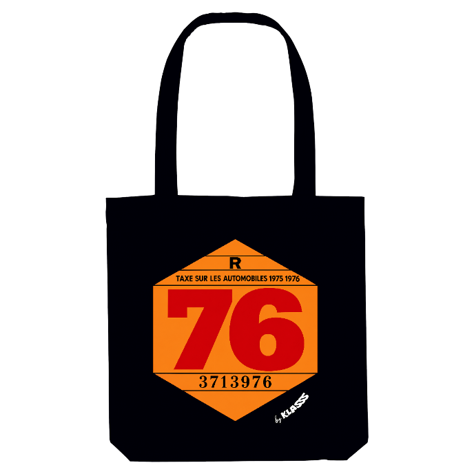 TOTE BAG KLASSS VINTAGE "VIGNETTE 1976", Style automobile