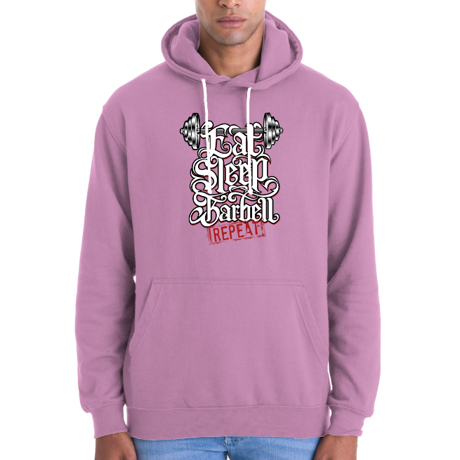 SWEATSHIRT EAT SLEEP BARBELL UNISEXE
