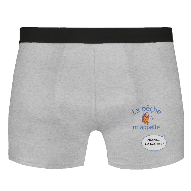 Boxer Homme – La pêche m'appelle... Alors tu viens !!