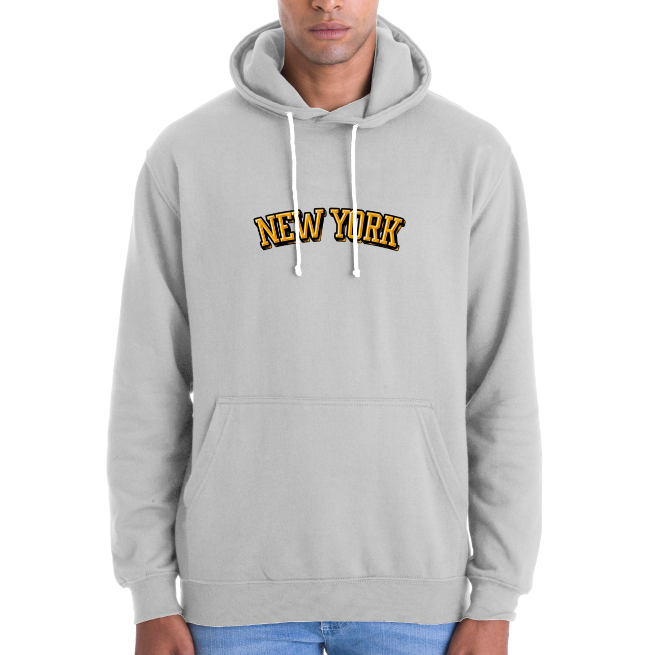 SWEATSHIRT NEW YORK JAUNE UNISEXE