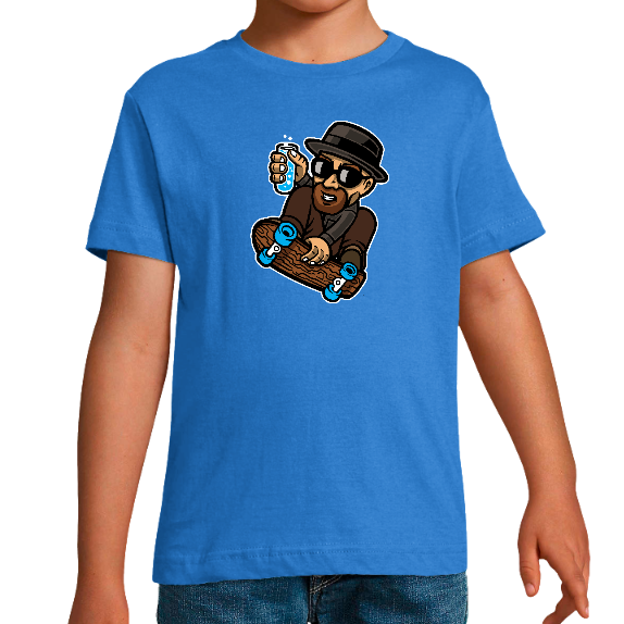 T-SHIRT WALTER WHITE SKATER GARÇON