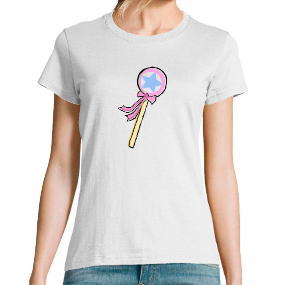 Face T-SHIRT SUCETTE DE LICORNE FEMME