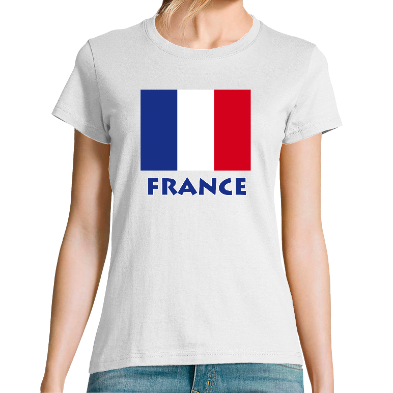 Face T-SHIRT FEMME FRANCE