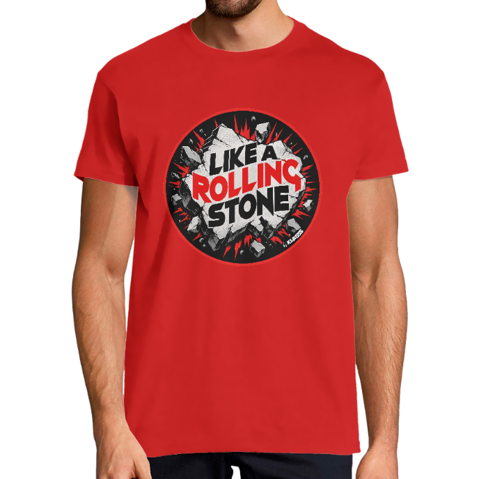 T-SHIRT HOMME "LIKE A ROLLING STONE" KLASSS