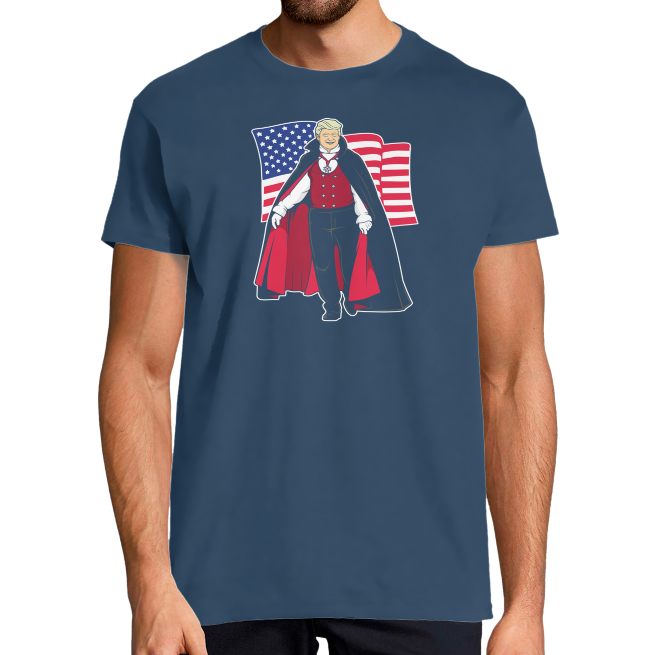 Face T-SHIRT TRUMP AND DRACULA HOMME