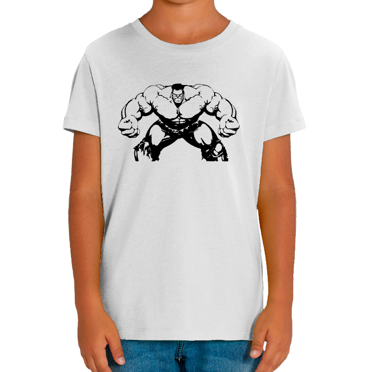 Face T-SHIRT HULK ÉNERVÉ ENFANT