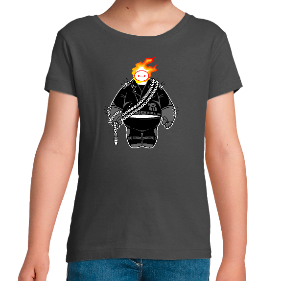 T-SHIT PUFT GHOST RIDER FILLE