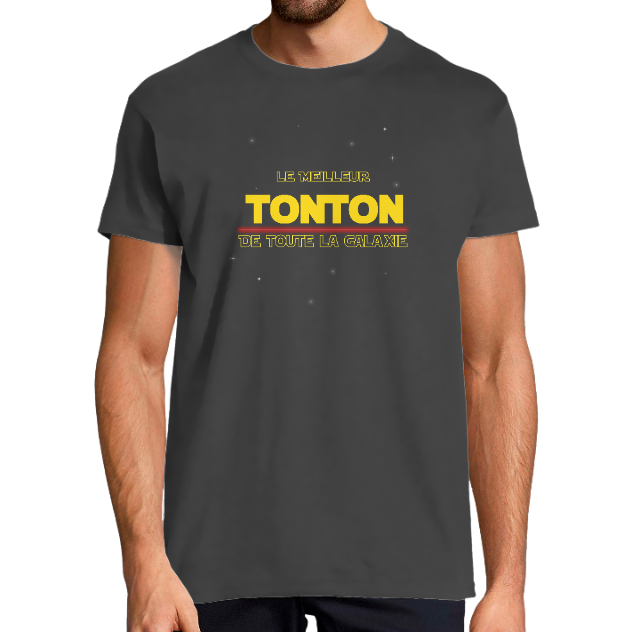 T-SHIRT MEILLEUR TONTON DE LA GALAXIE– Cadeau Humour Original