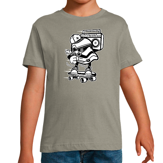 T-SHIRT TROOPER SKATER GARÇON