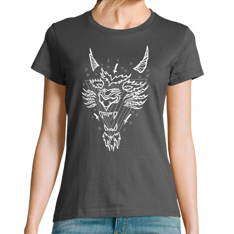 T-SHIRT FEMME NOIR - VIOLENT