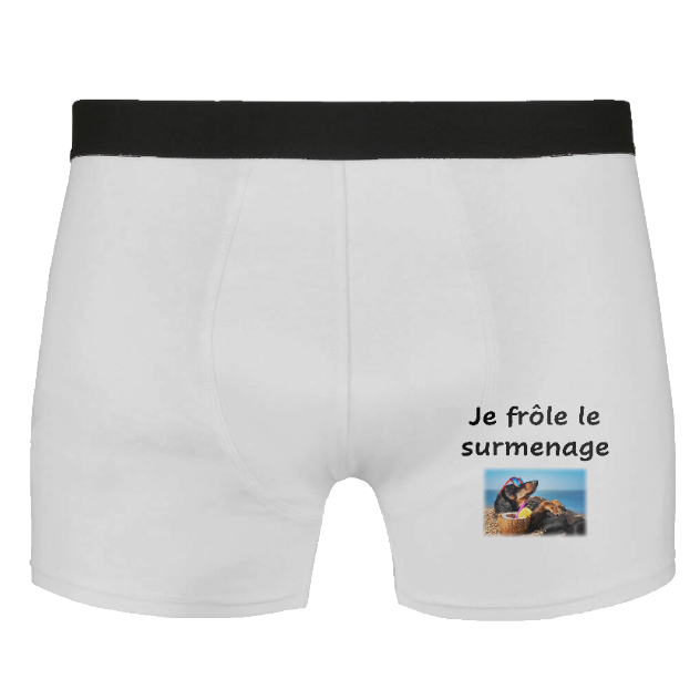 Boxer Homme – Je frôle le surmenage