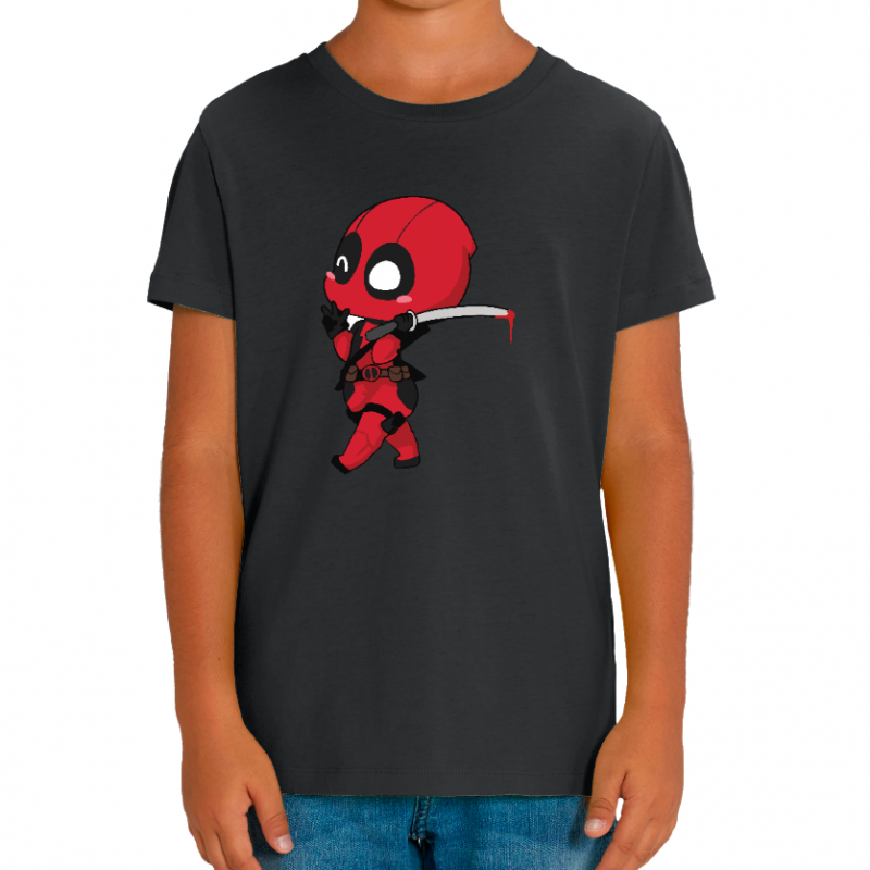 T-SHIRT DEADPOOL CUT ENFANT