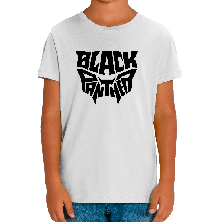 T-SHIRT BLACK PANTHER ENFANT