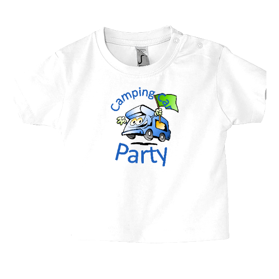 T-shirt Bébé "Camping Party"