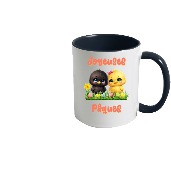 Mug Joyeuses Pâques – Tasse Poussins Adorables Printemps