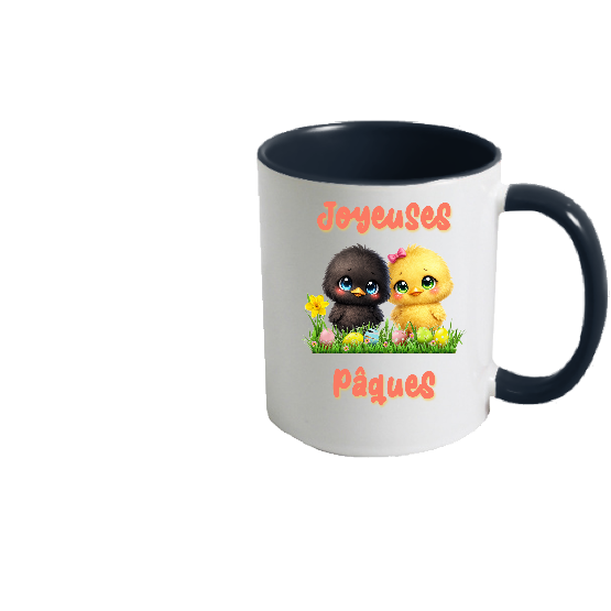 Mug Joyeuses Pâques – Tasse Poussins Adorables Printemps