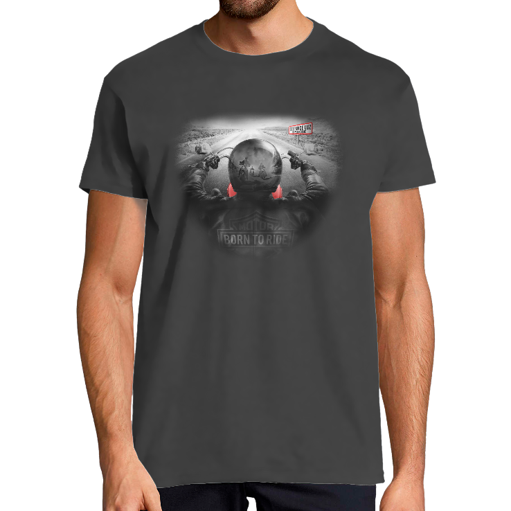 T-SHIRT BORN TO RIDE - HOMME