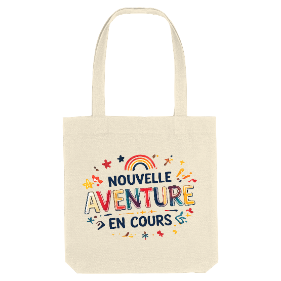 Tote bag rentrée – Nouvelle aventure en cours