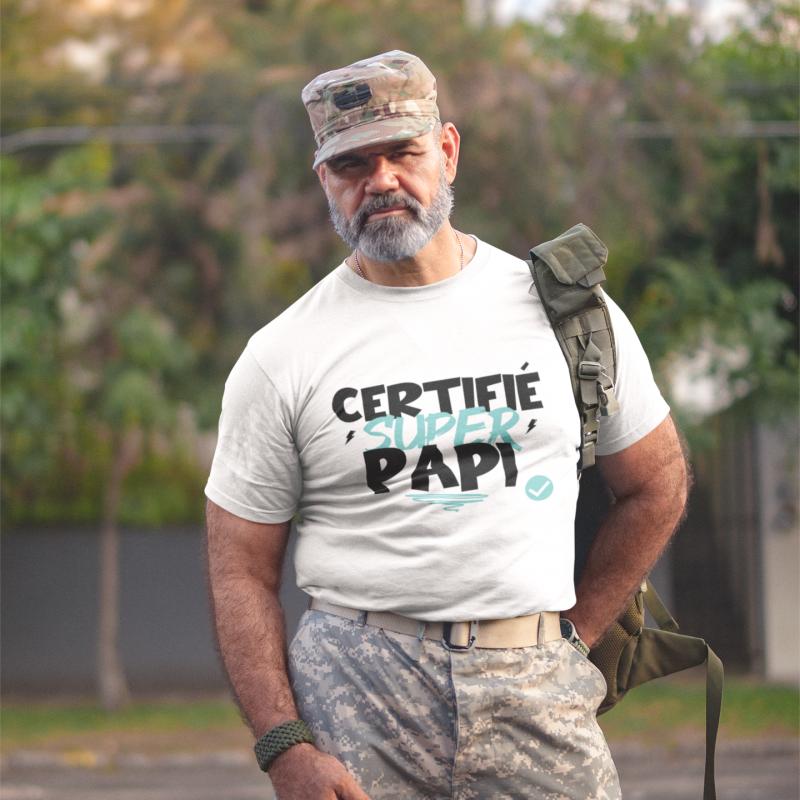 T-shirt certifié super papi