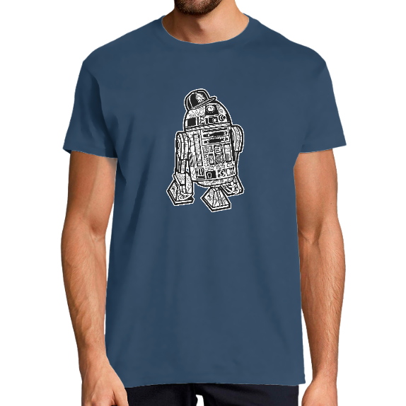 T-SHIRT R2D2 STAR WARS HOMME