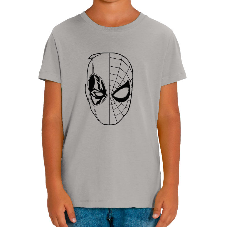 T-SHIRT DEADPOOL ET SPIDER-MAN ENFANT
