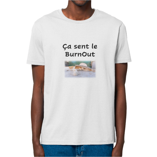 T-shirt Bio Homme – Ça sent le BurnOut