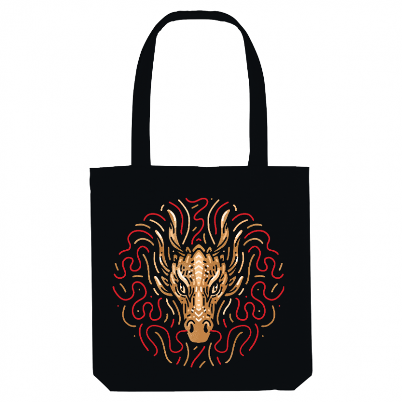 Face TOTE BAG DRAGON