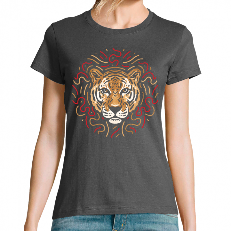 T-SHIRT FEMME - CHINESE TIGER