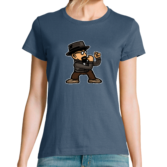 T-SHIRT BREAKING BAD FIGHTING FEMME