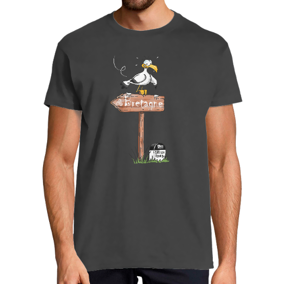 Tshirt i BORNE BRETONNE indiquant la Bretagne