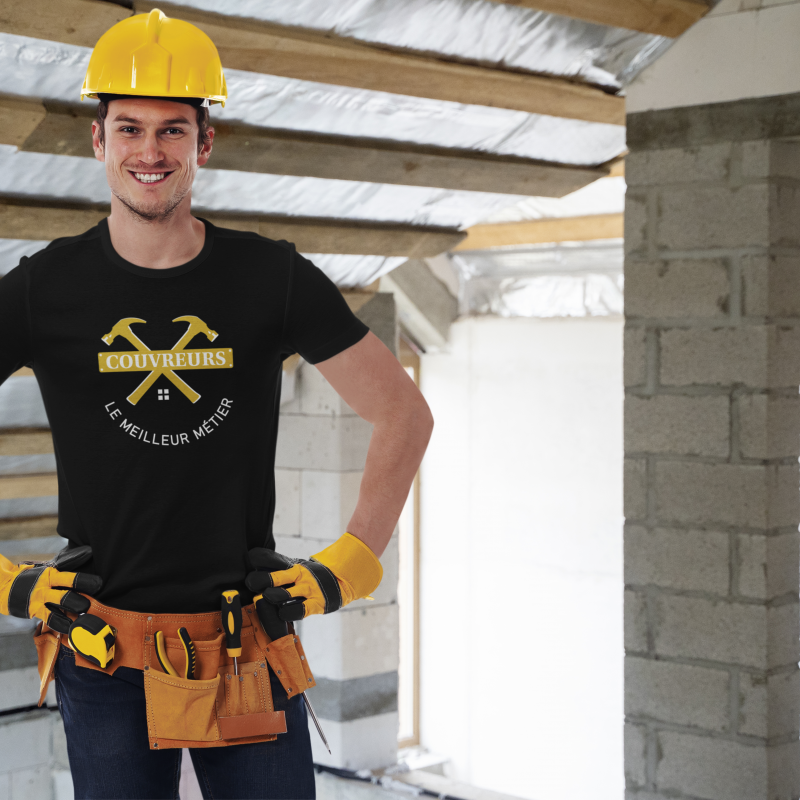 T-SHIRT COUVREURS POUR HOMME