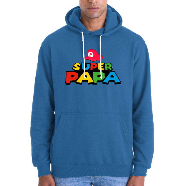 SWEATSHIRT SUPER PAPA MARIO Cadeau fête des pères original et humoristique