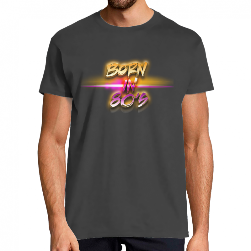 Face T-SHIRT BORN IN 80'S