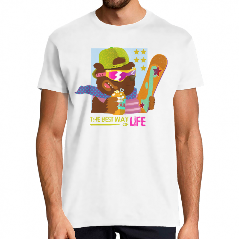 THE BEST WAY OF LIFE - T-SHIRT HOMME