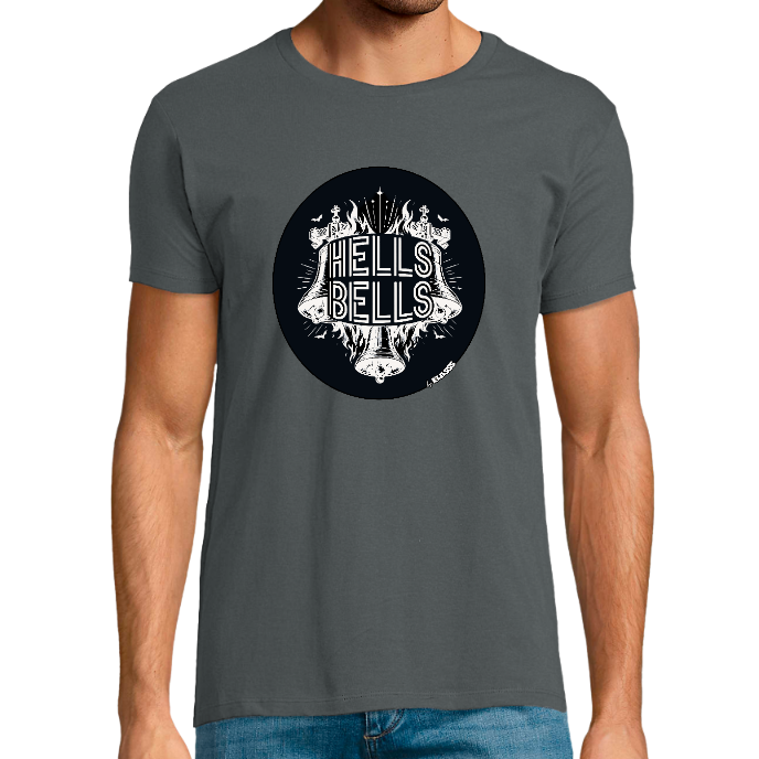 T-shirt Homme REGENT FIT KLASSS "HELLS BELLS" col rond 