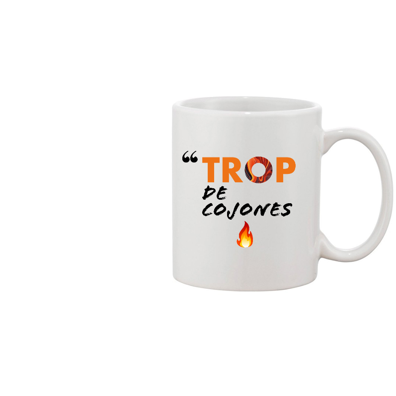 Face MUG TROP DE COJONES