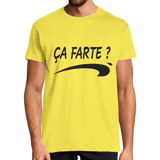  T-shirt humour « Ça farte ?» – imprimé en France