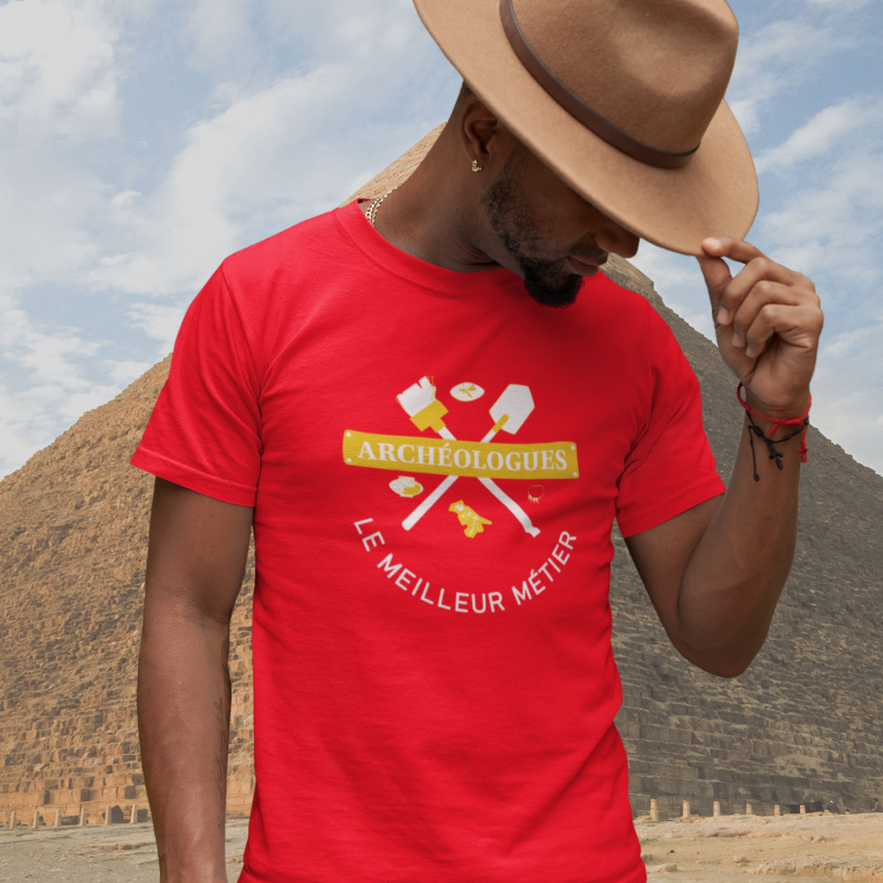 T-SHIRT ARCHÉOLOGUES LE MEILLEUR MÉTIER POUR HOMME