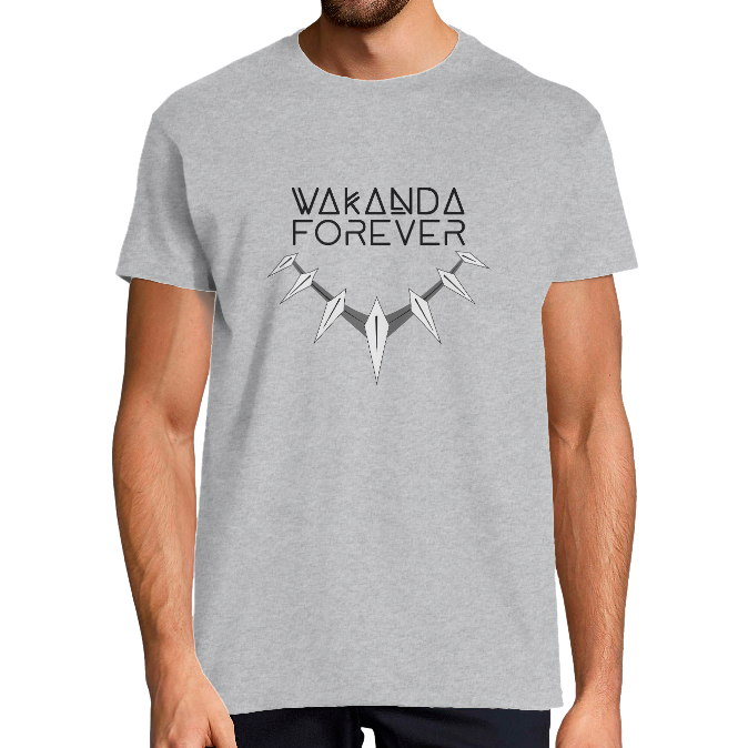 T-SHIRT WAKANDA FOREVER HOMME