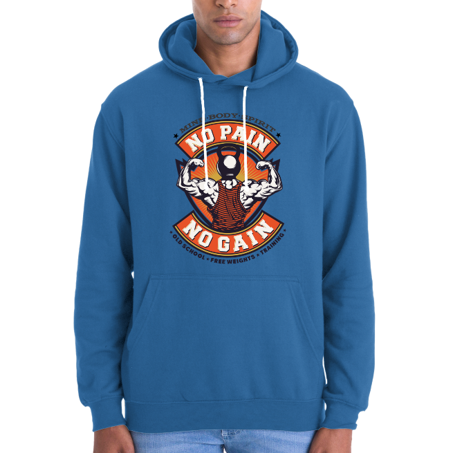 SWEATSHIRT NO PAIN NO GAIN UNISEXE