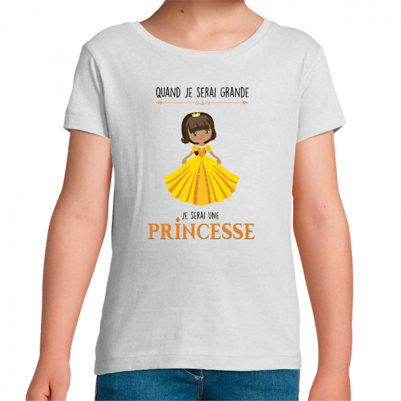 ENFANT - PRINCESSE ROBE JAUNE
