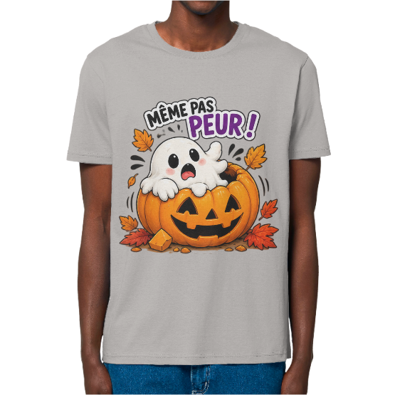 T-shirt Halloween ado adulte Même pas peur