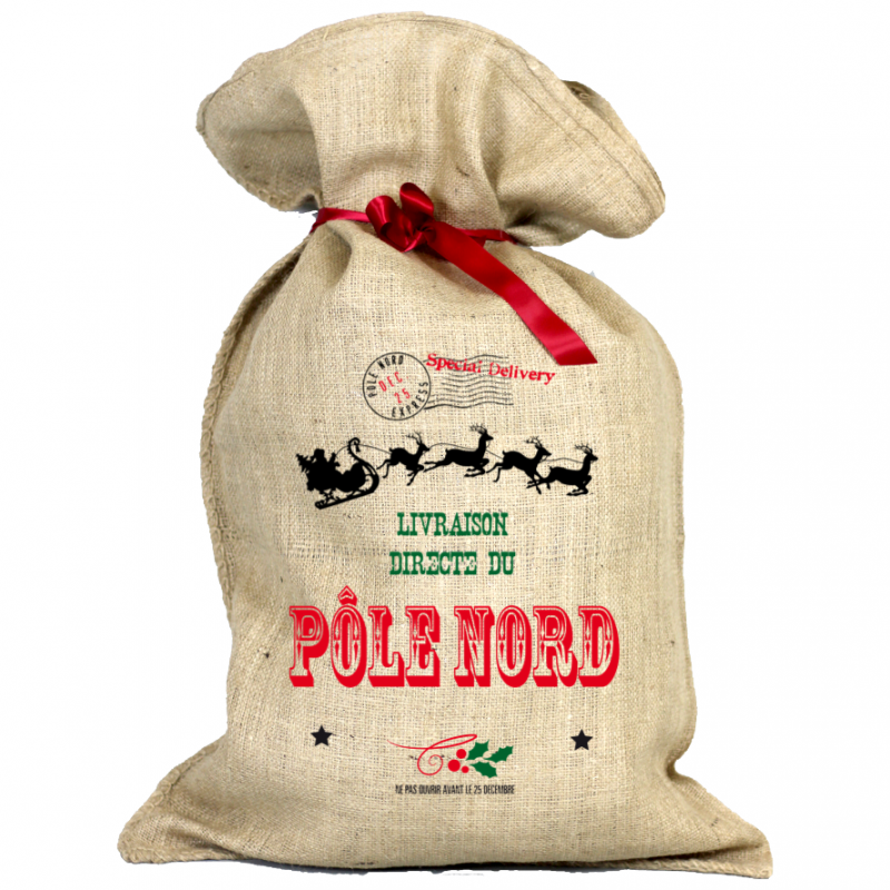 Face HOTTE DE NOEL - PÔLE NORD