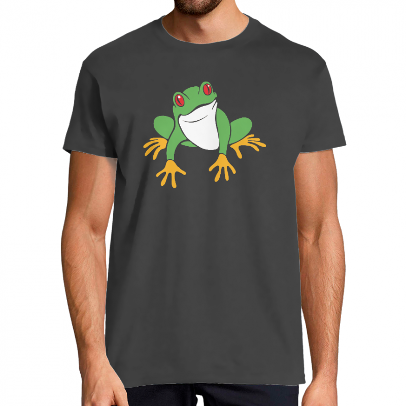 T-SHIRT GRENOUILLE AUX YEUX ROUGES